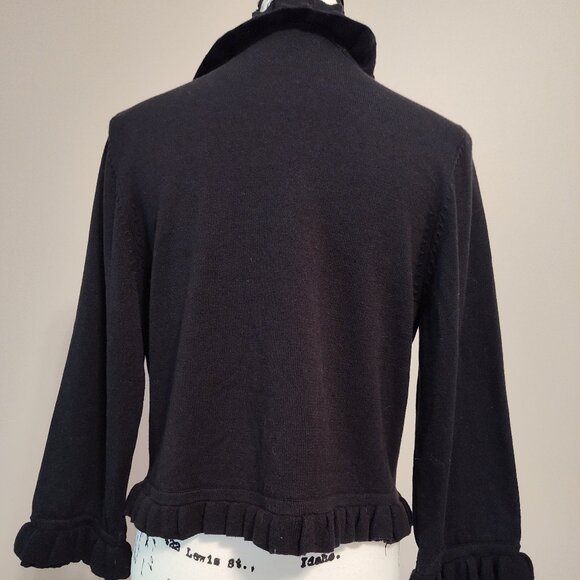 Madison Ruffled Cardigan - Picture 2 of 4